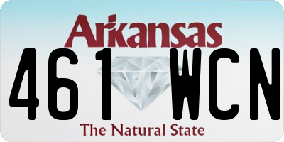 AR license plate 461WCN