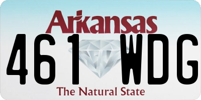 AR license plate 461WDG