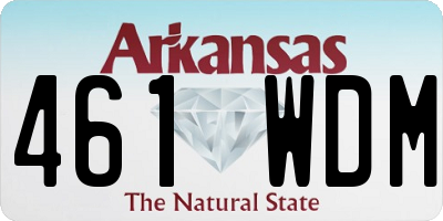AR license plate 461WDM
