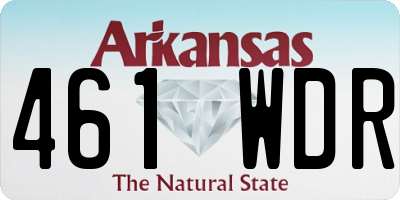 AR license plate 461WDR