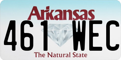 AR license plate 461WEC