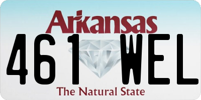 AR license plate 461WEL