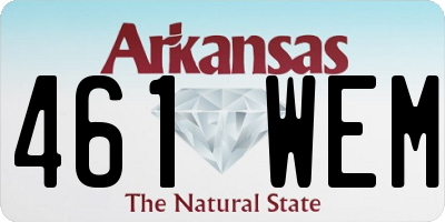 AR license plate 461WEM