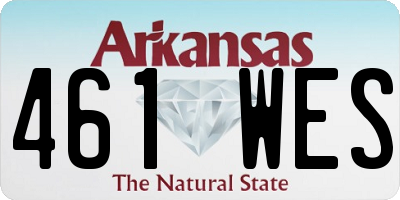 AR license plate 461WES