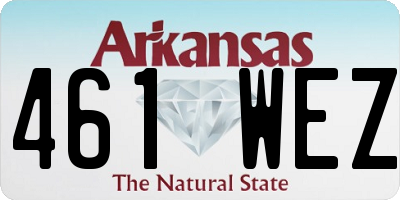 AR license plate 461WEZ