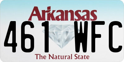 AR license plate 461WFC