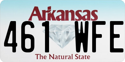 AR license plate 461WFE