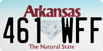 AR license plate 461WFF
