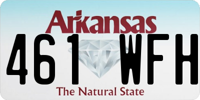AR license plate 461WFH