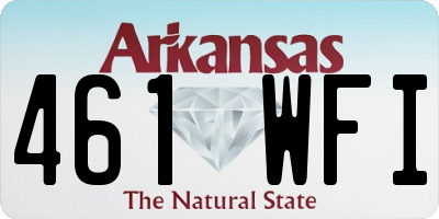 AR license plate 461WFI