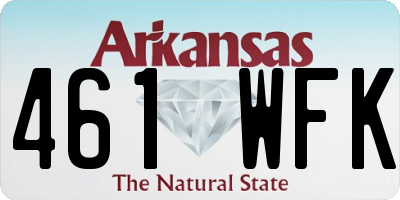 AR license plate 461WFK