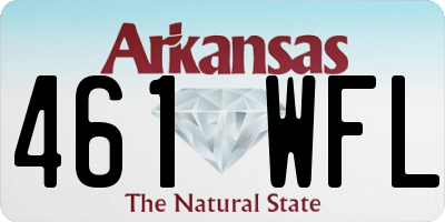 AR license plate 461WFL
