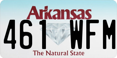 AR license plate 461WFM