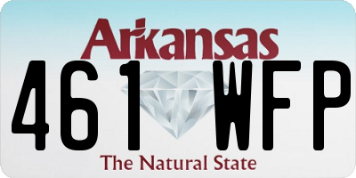 AR license plate 461WFP