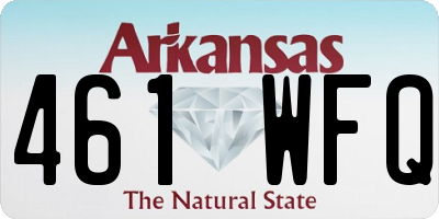 AR license plate 461WFQ