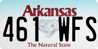 AR license plate 461WFS