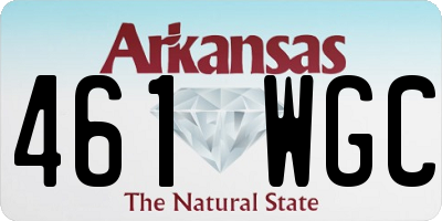AR license plate 461WGC