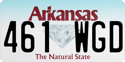 AR license plate 461WGD