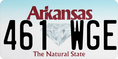 AR license plate 461WGE