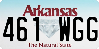 AR license plate 461WGG