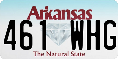 AR license plate 461WHG