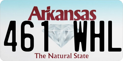 AR license plate 461WHL