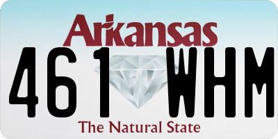 AR license plate 461WHM