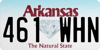 AR license plate 461WHN