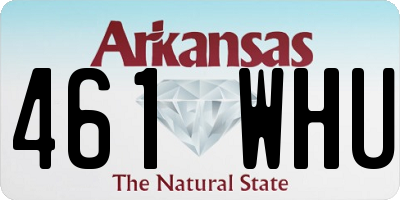 AR license plate 461WHU
