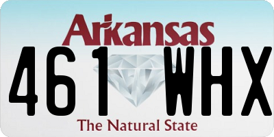 AR license plate 461WHX