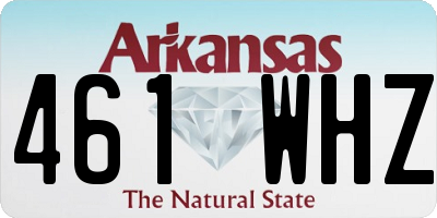 AR license plate 461WHZ