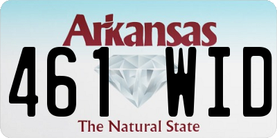 AR license plate 461WID