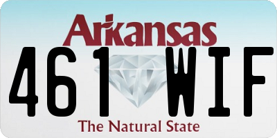 AR license plate 461WIF
