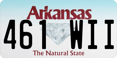 AR license plate 461WII