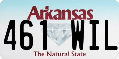 AR license plate 461WIL