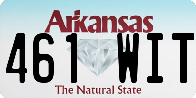AR license plate 461WIT