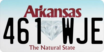 AR license plate 461WJE