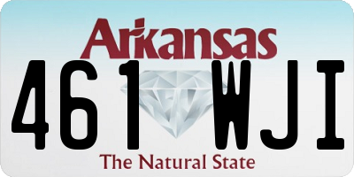 AR license plate 461WJI