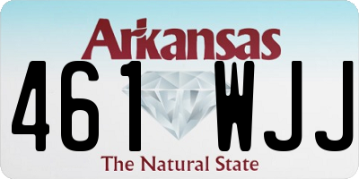AR license plate 461WJJ