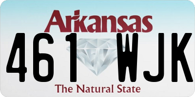 AR license plate 461WJK