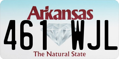 AR license plate 461WJL