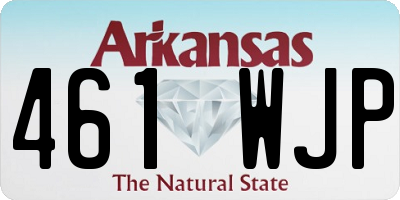 AR license plate 461WJP