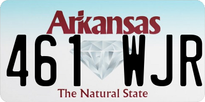 AR license plate 461WJR