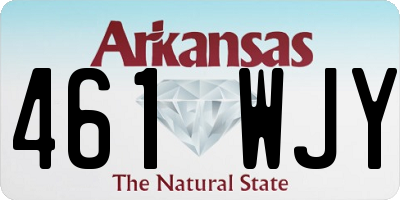 AR license plate 461WJY