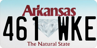 AR license plate 461WKE
