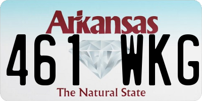 AR license plate 461WKG