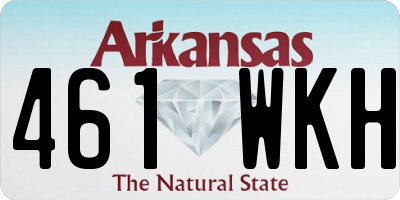 AR license plate 461WKH