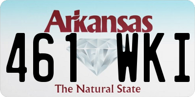 AR license plate 461WKI