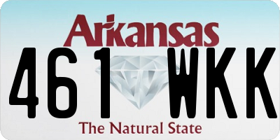 AR license plate 461WKK