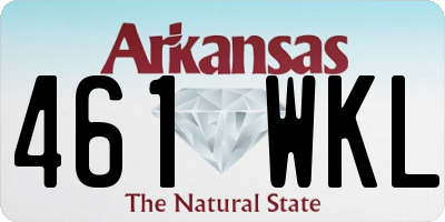 AR license plate 461WKL
